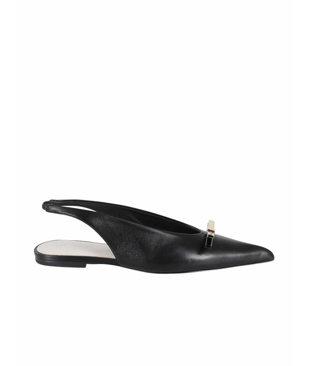 LANVIN Черные балетки, фото 1