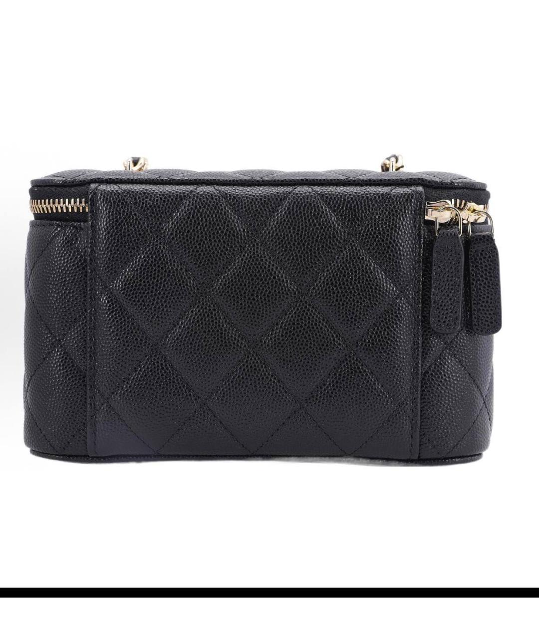 LOUIS VUITTON Черная кожаная сумка тоут, фото 6