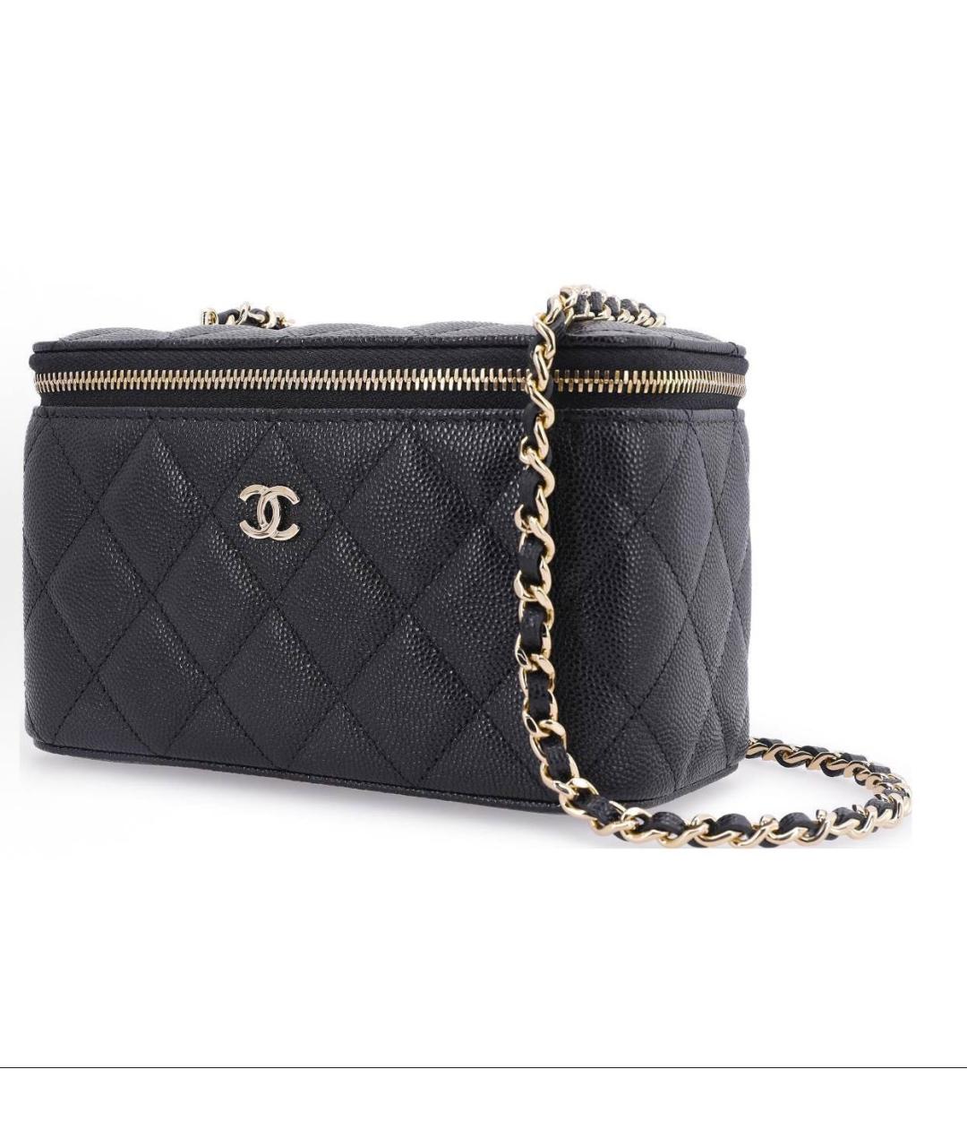 LOUIS VUITTON Черная кожаная сумка тоут, фото 5