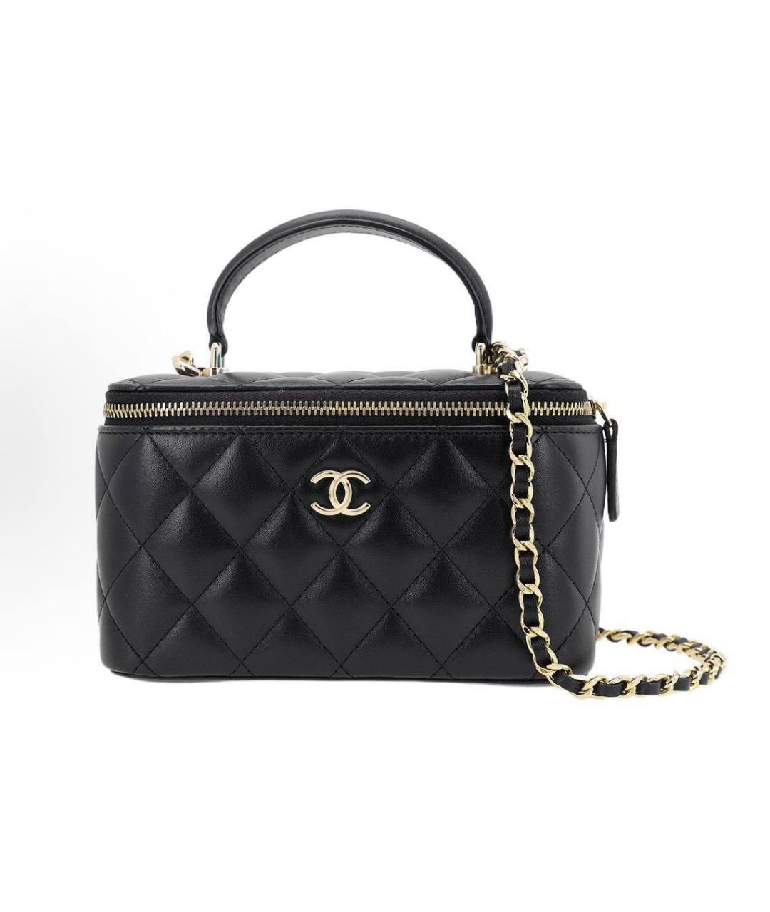 LOUIS VUITTON Черная кожаная сумка тоут, фото 1