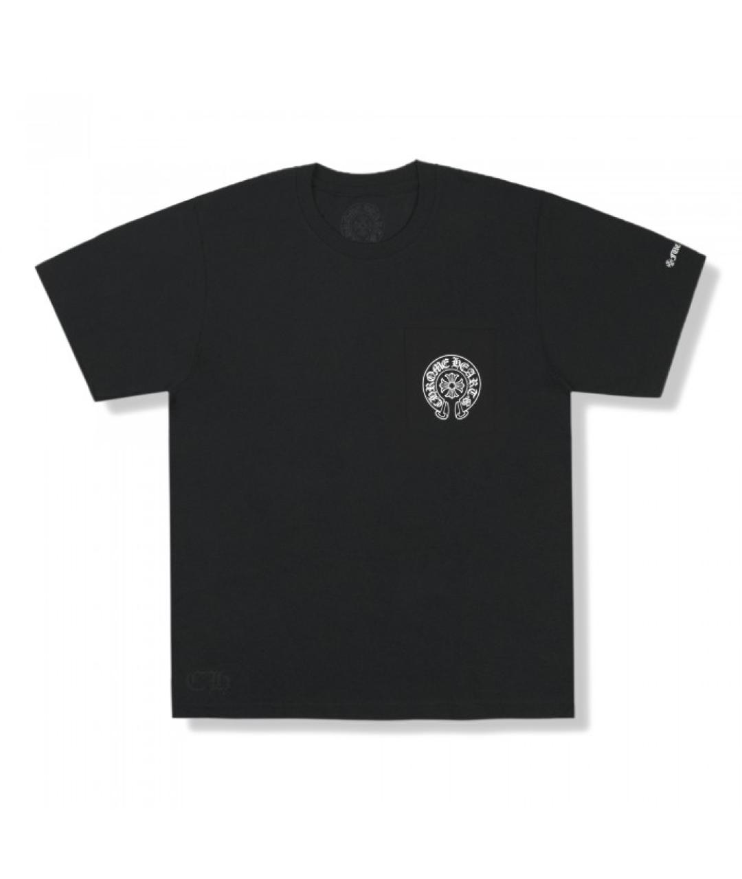 CHROME HEARTS Черная хлопковая футболка, фото 1
