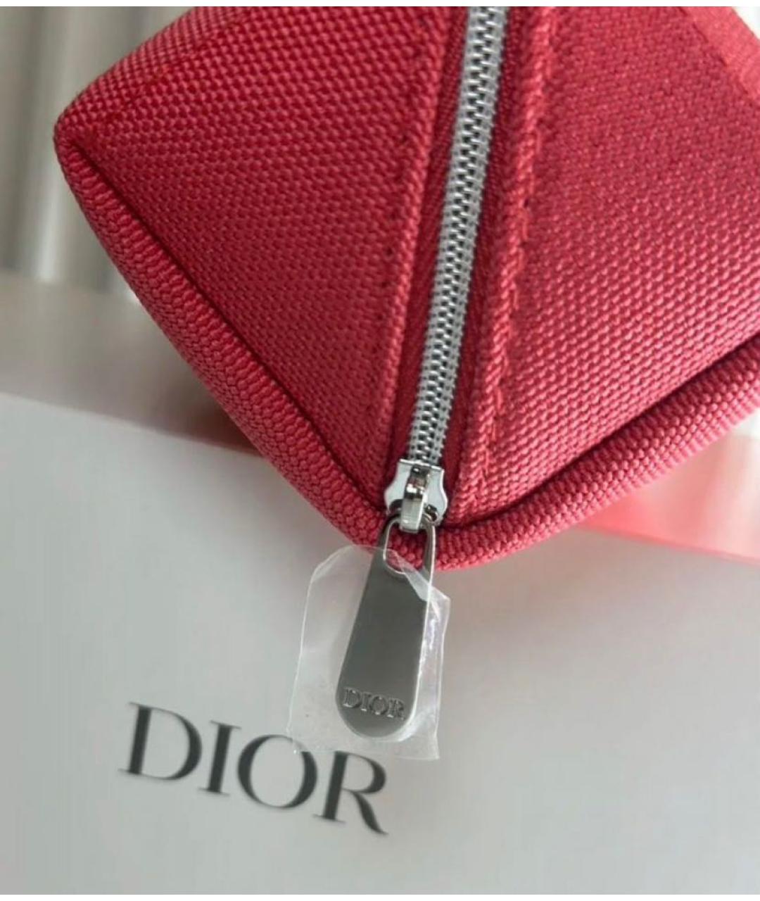 DIOR BEAUTY Красная тканевая косметичка, фото 3