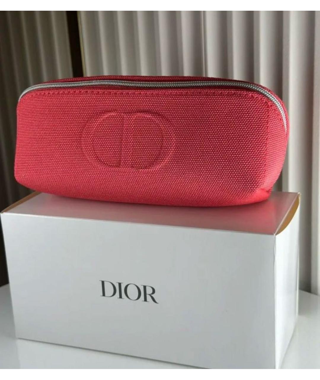 DIOR BEAUTY Красная тканевая косметичка, фото 5