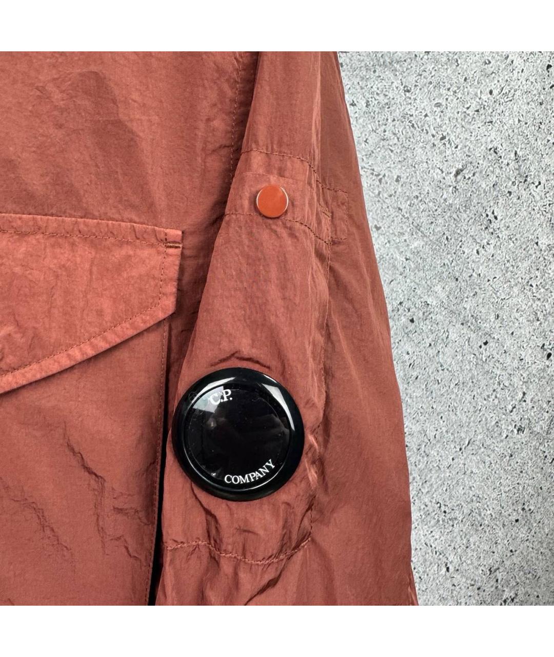 CP COMPANY Бордовая хлопковая кэжуал рубашка, фото 4