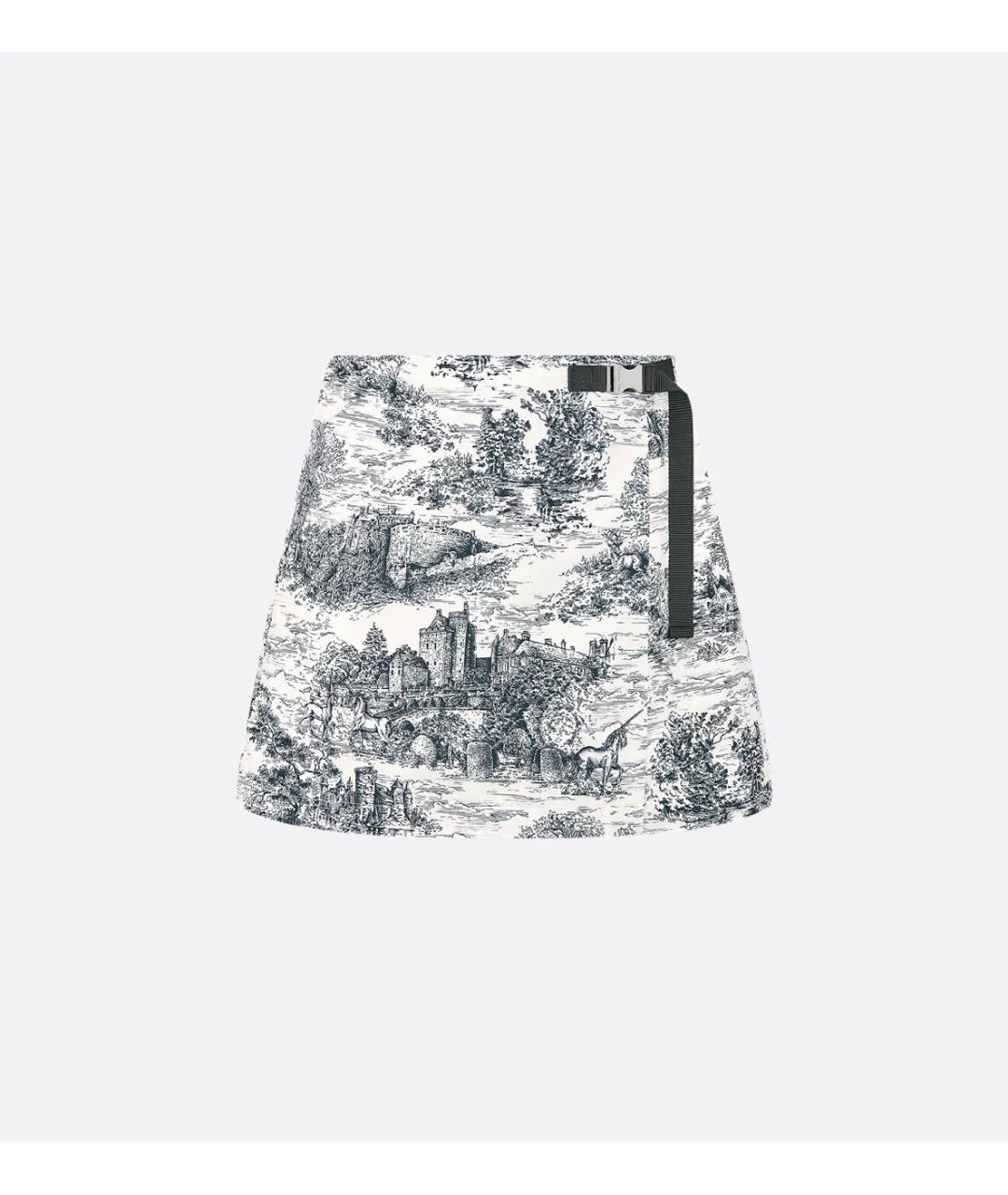 CHRISTIAN DIOR Мульти полиэстеровый костюм с юбками, фото 3