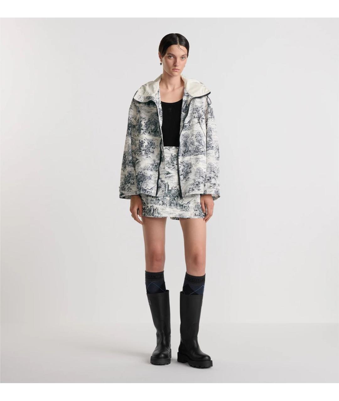 CHRISTIAN DIOR Мульти полиэстеровый костюм с юбками, фото 4