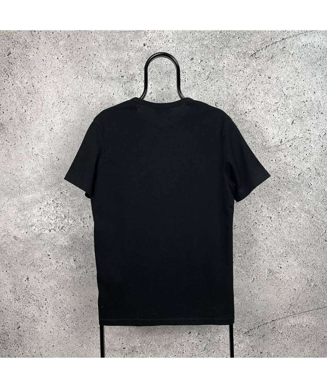 ACNE STUDIOS Черная хлопковая футболка, фото 2