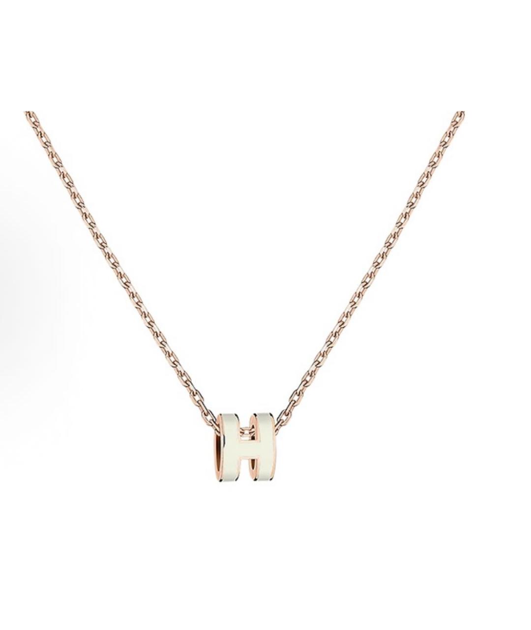 HERMES Белая подвеска, фото 7