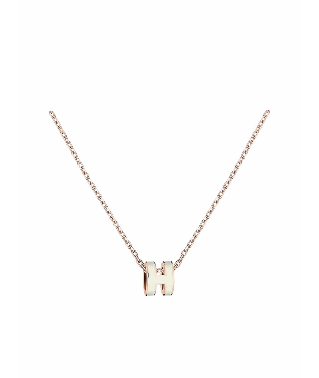HERMES Белая подвеска, фото 1