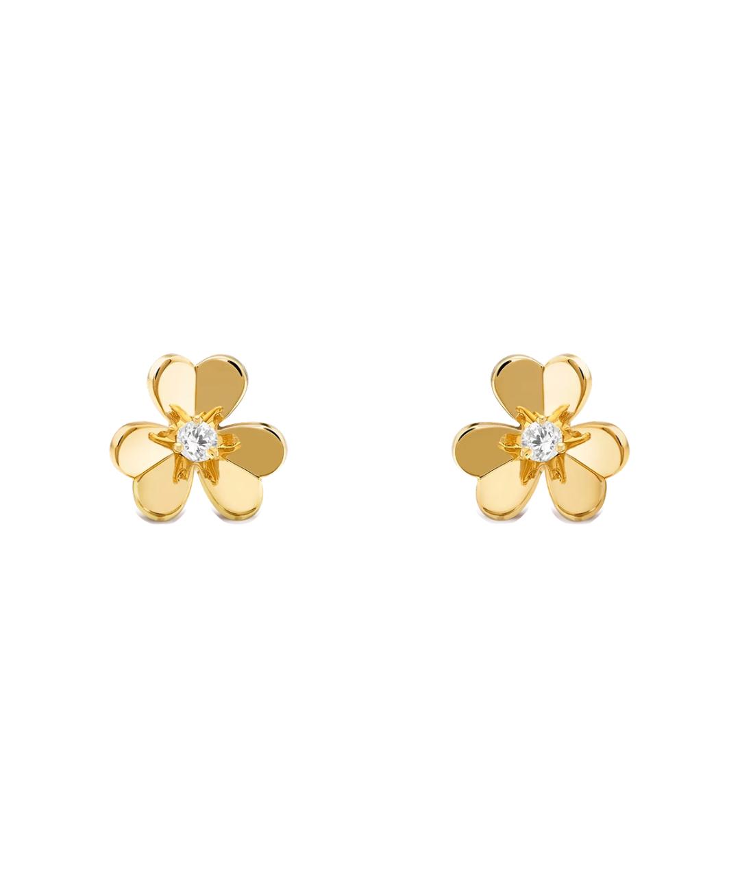 VAN CLEEF & ARPELS Золотые серьги из желтого золота, фото 2