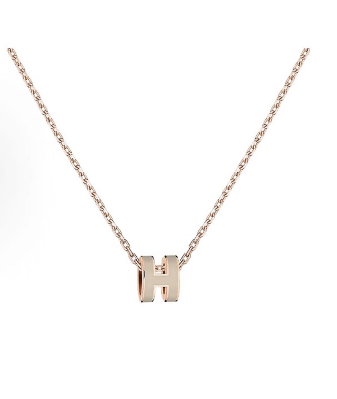 HERMES Бежевая подвеска, фото 6
