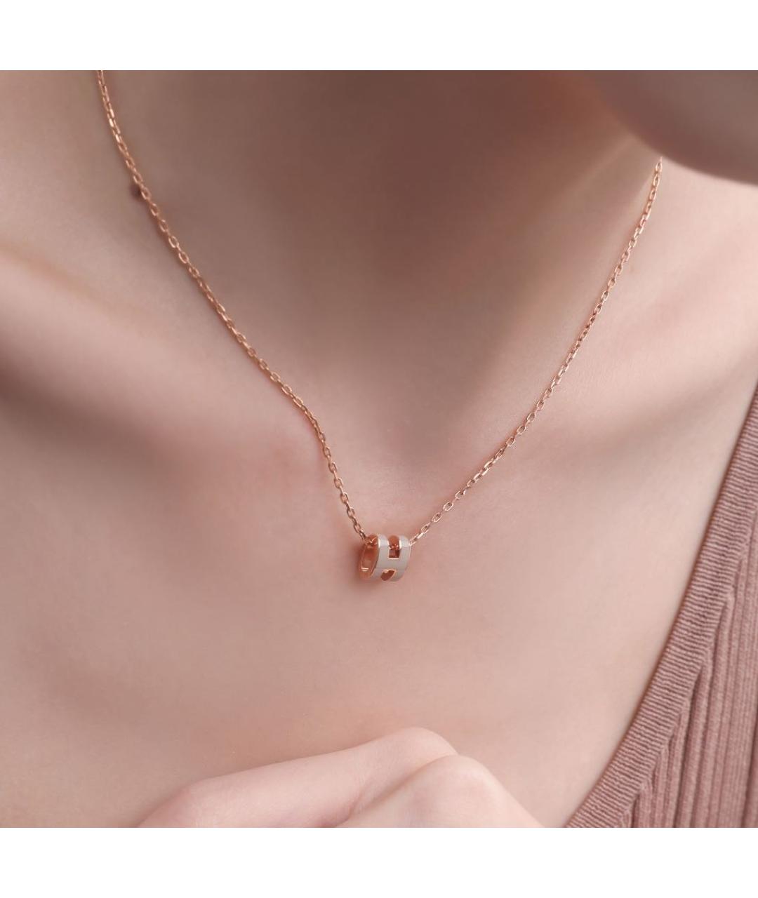 HERMES Бежевая подвеска, фото 5
