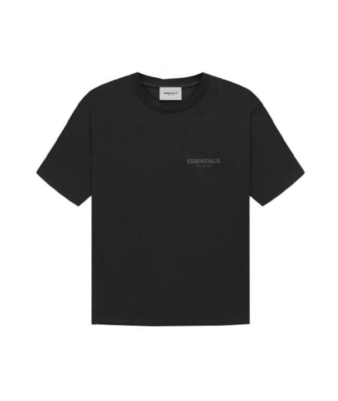FEAR OF GOD ESSENTIALS Черная хлопковая футболка, фото 9