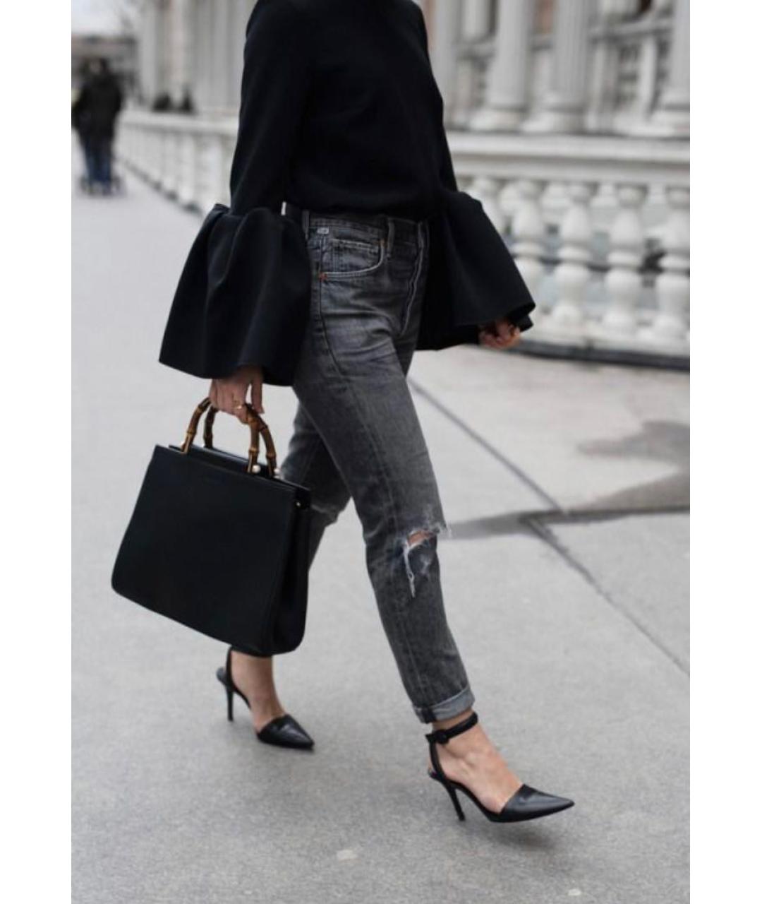 ALEXANDER WANG Черные кожаные туфли, фото 2