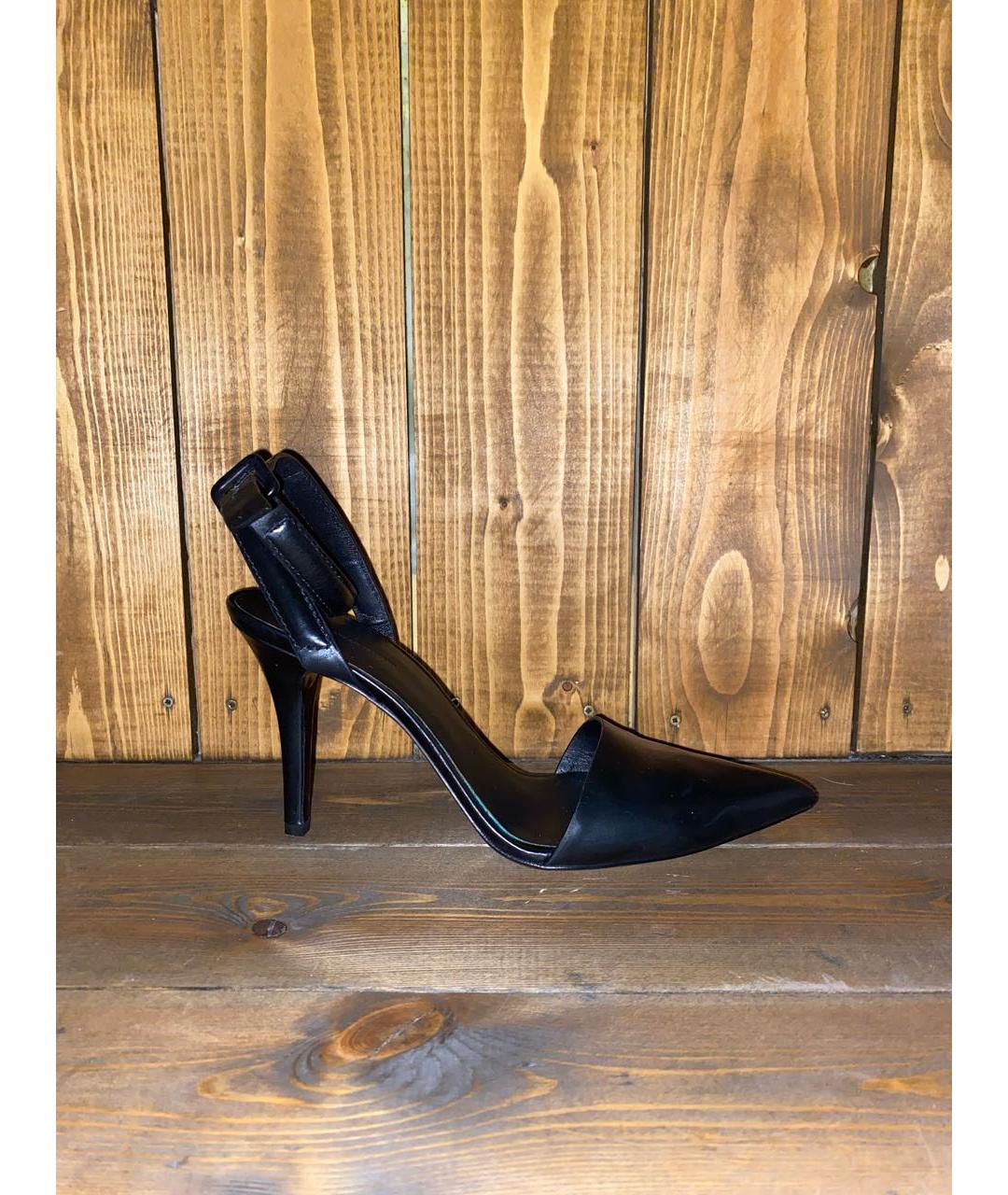 ALEXANDER WANG Черные кожаные туфли, фото 9