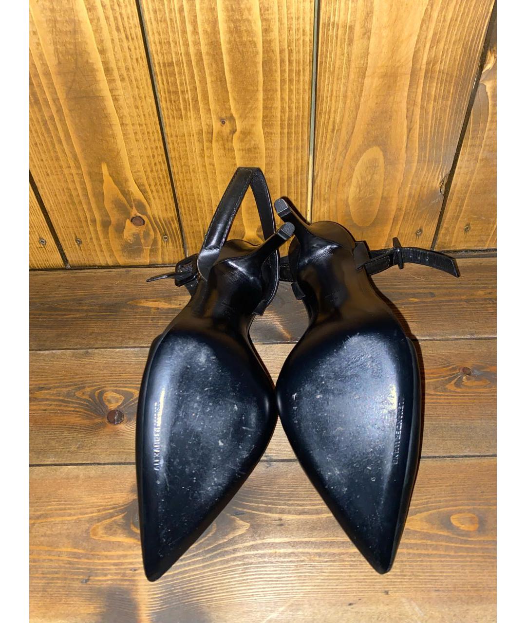 ALEXANDER WANG Черные кожаные туфли, фото 4