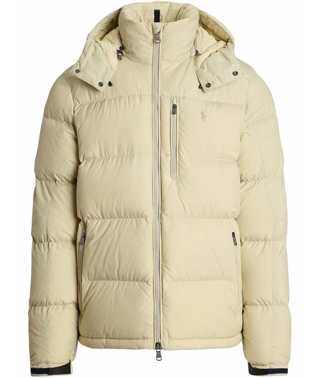 POLO RALPH LAUREN Бежевая полиэстеровая куртка, фото 1