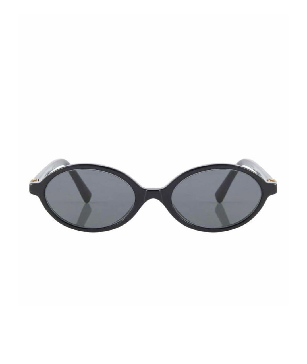 MIU MIU Черные пластиковые солнцезащитные очки, фото 1
