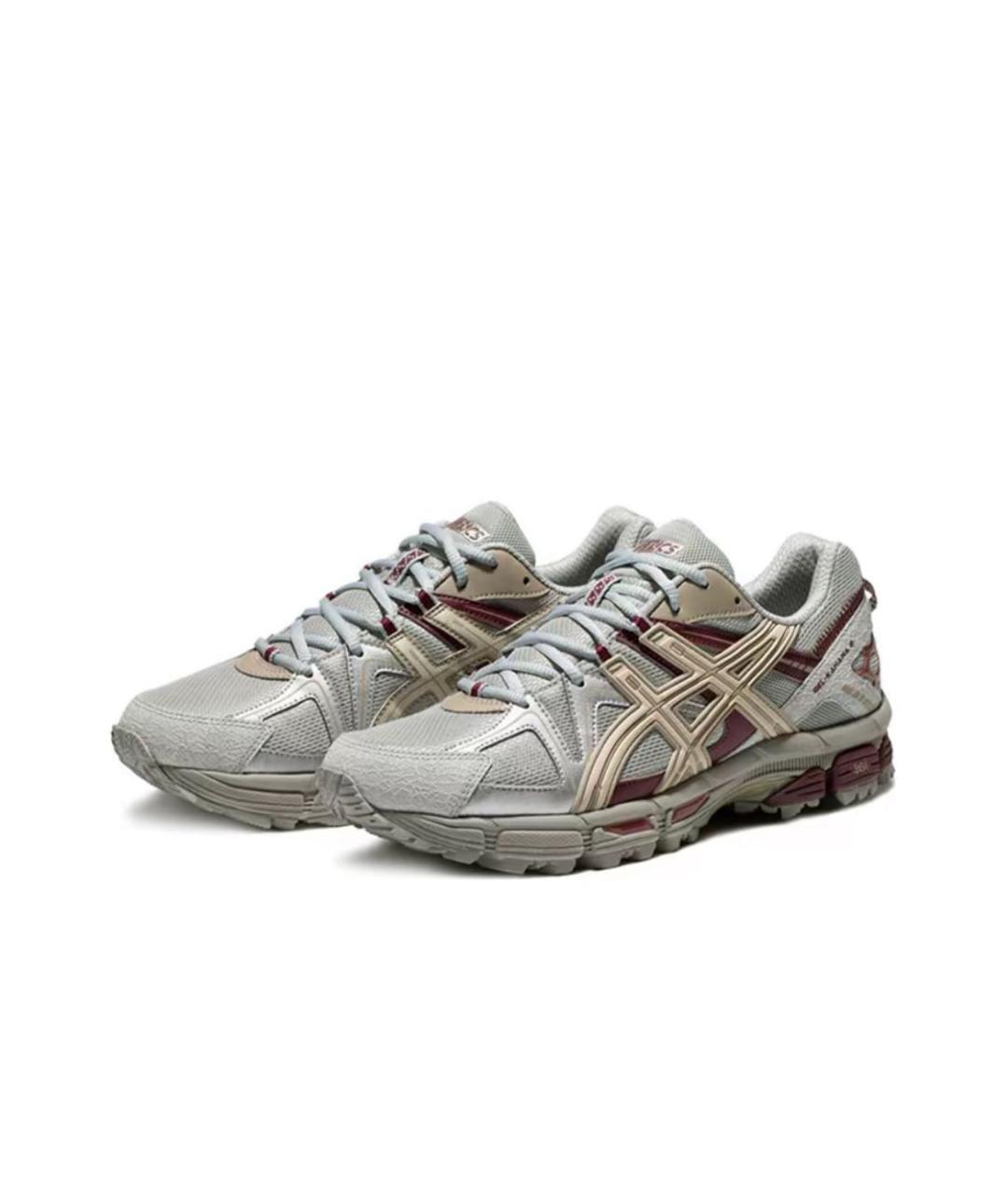 ASICS Антрацитовые текстильные низкие кроссовки / кеды, фото 2