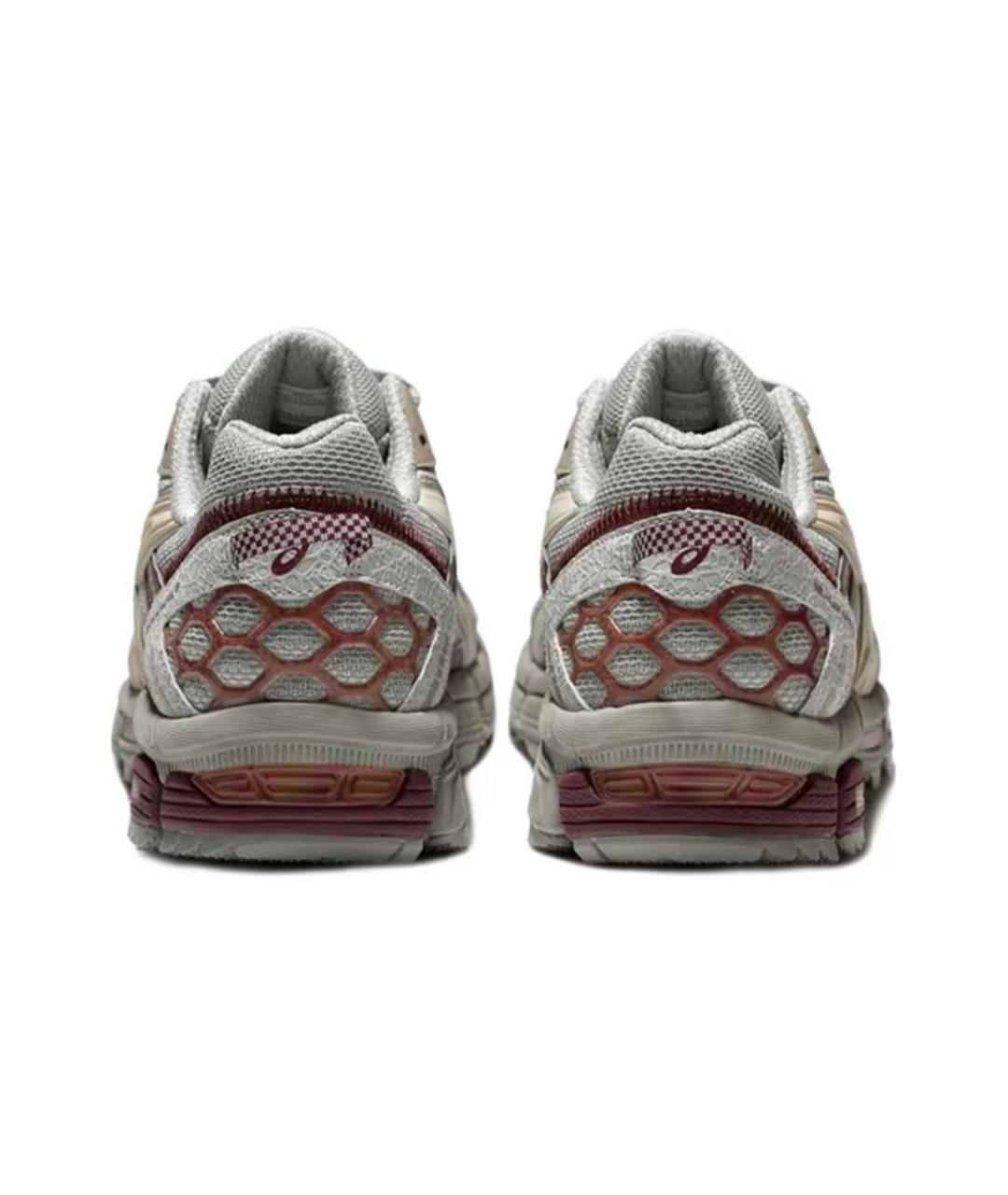 ASICS Антрацитовые текстильные низкие кроссовки / кеды, фото 4
