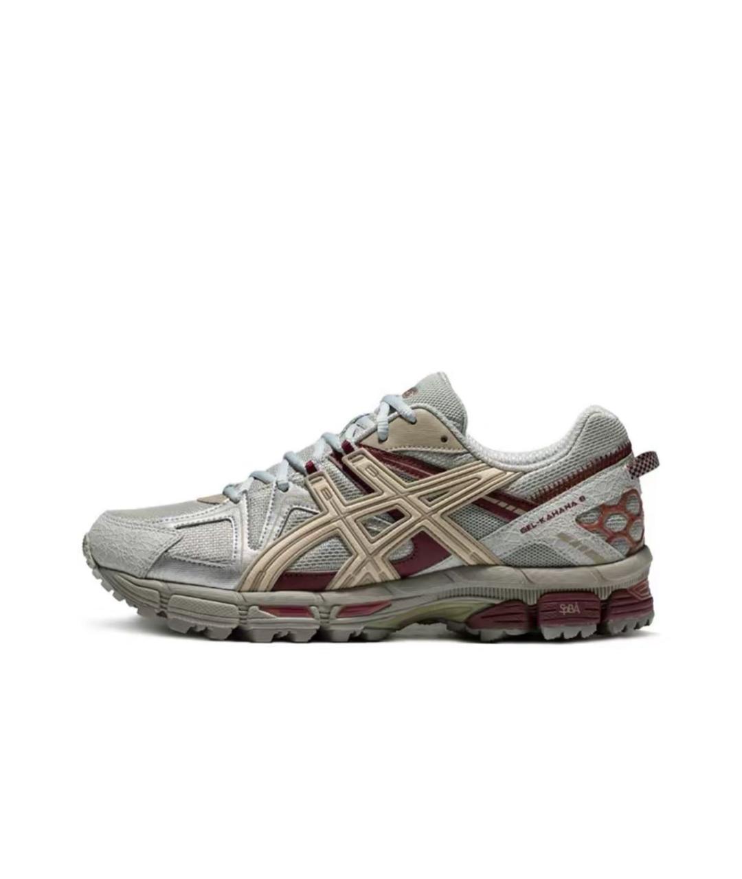 ASICS Антрацитовые текстильные низкие кроссовки / кеды, фото 7