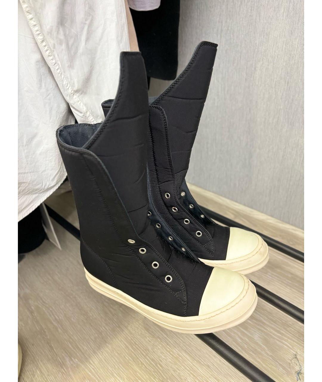 RICK OWENS DRKSHDW Черные кеды, фото 2