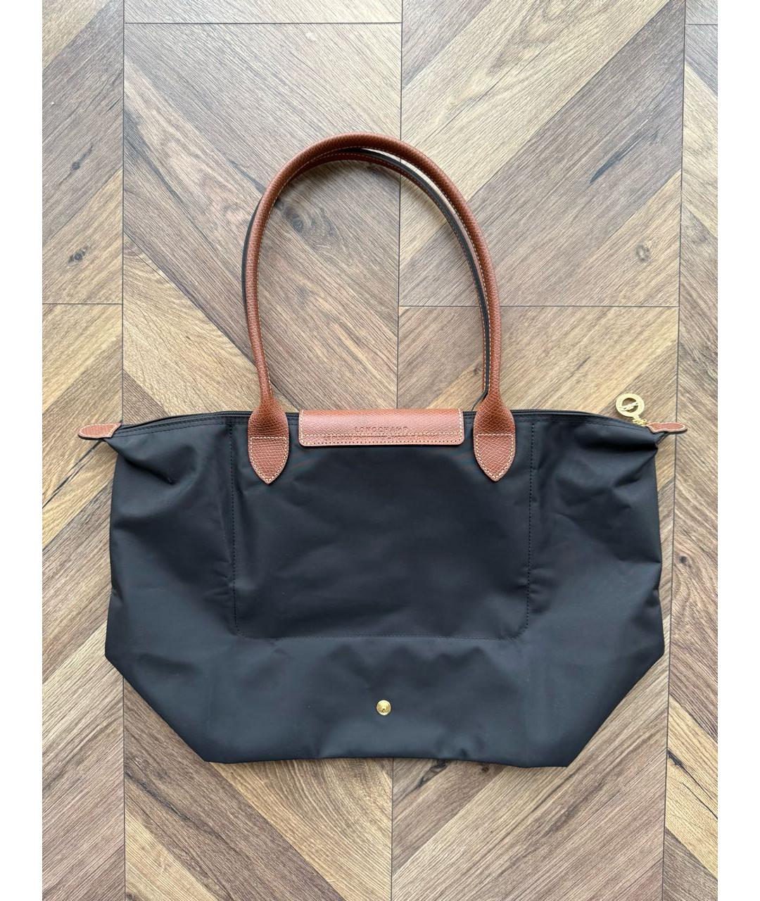 LONGCHAMP Черная синтетическая сумка тоут, фото 7