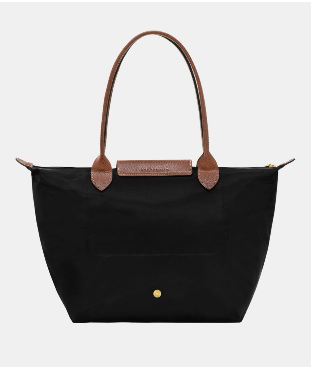 LONGCHAMP Черная синтетическая сумка тоут, фото 3