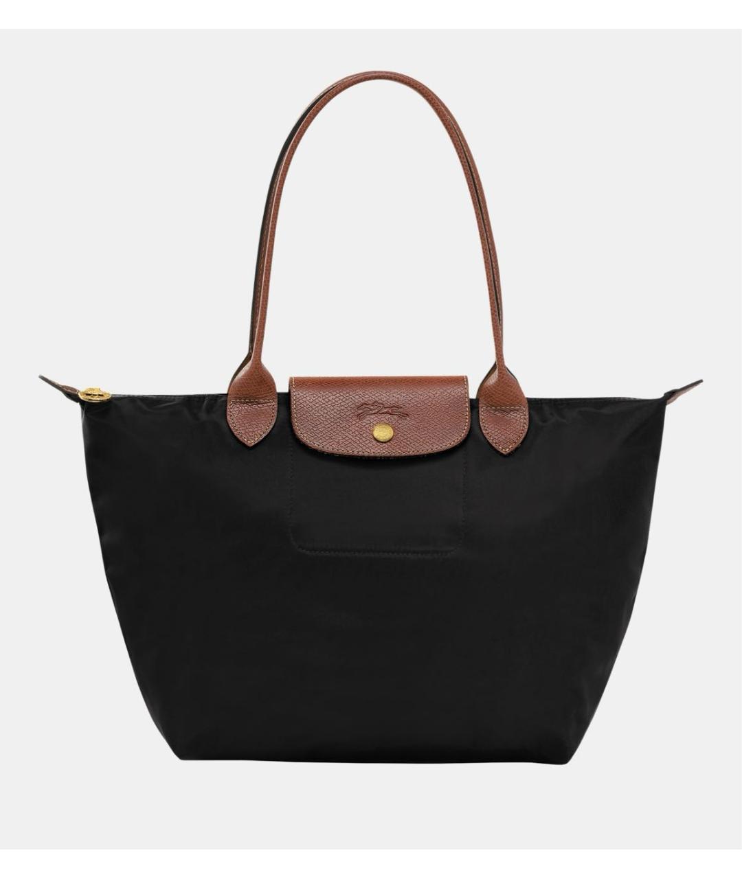 LONGCHAMP Черная синтетическая сумка тоут, фото 9