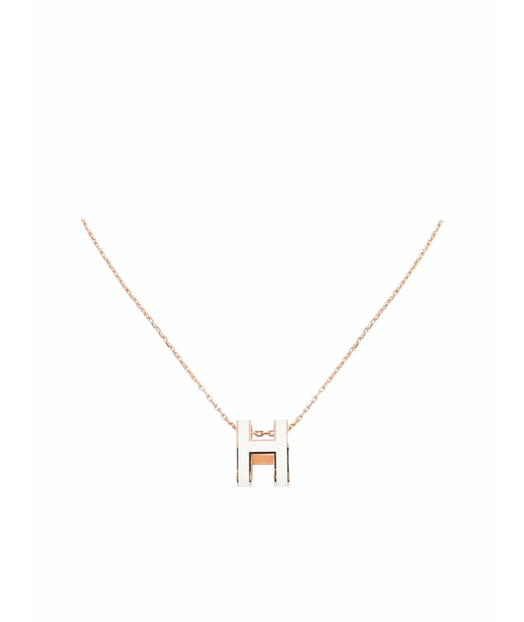 HERMES Белая подвеска, фото 1