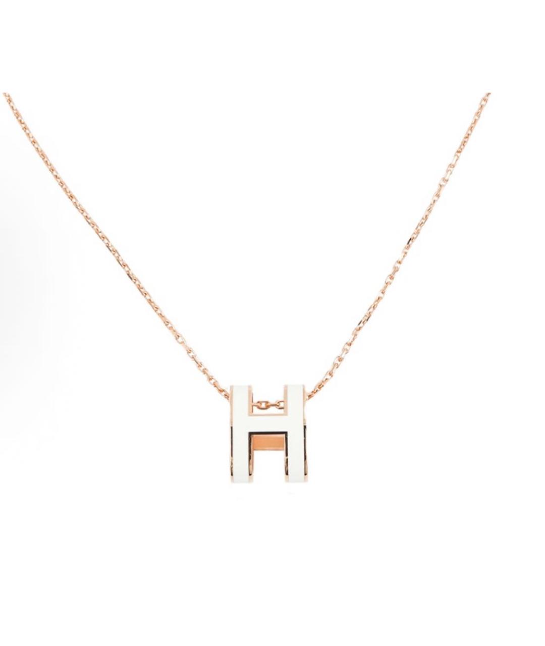 HERMES Белая подвеска, фото 6