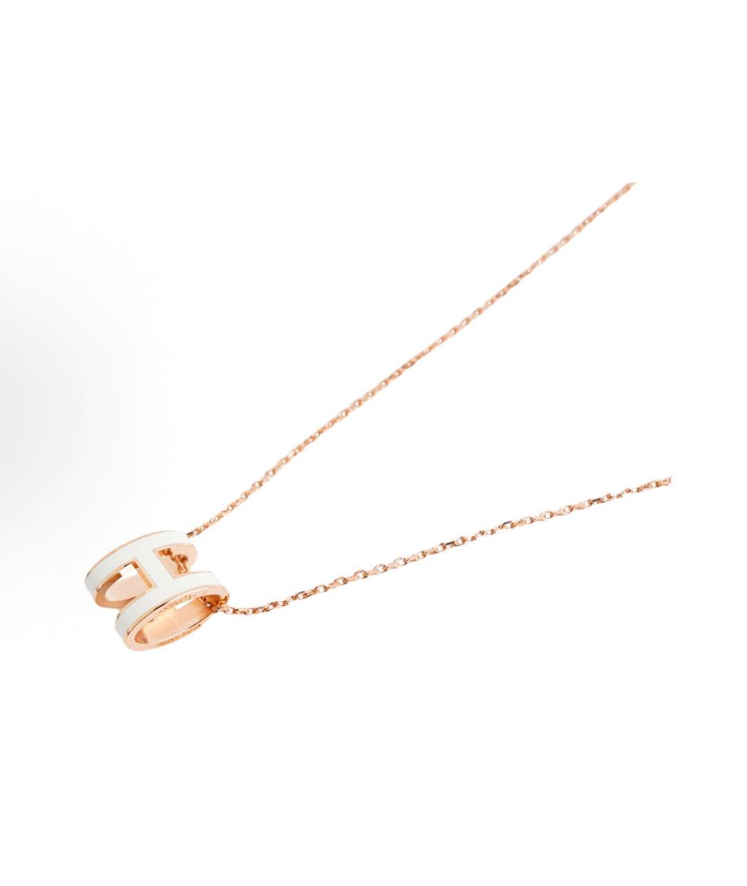 HERMES Белая подвеска, фото 5
