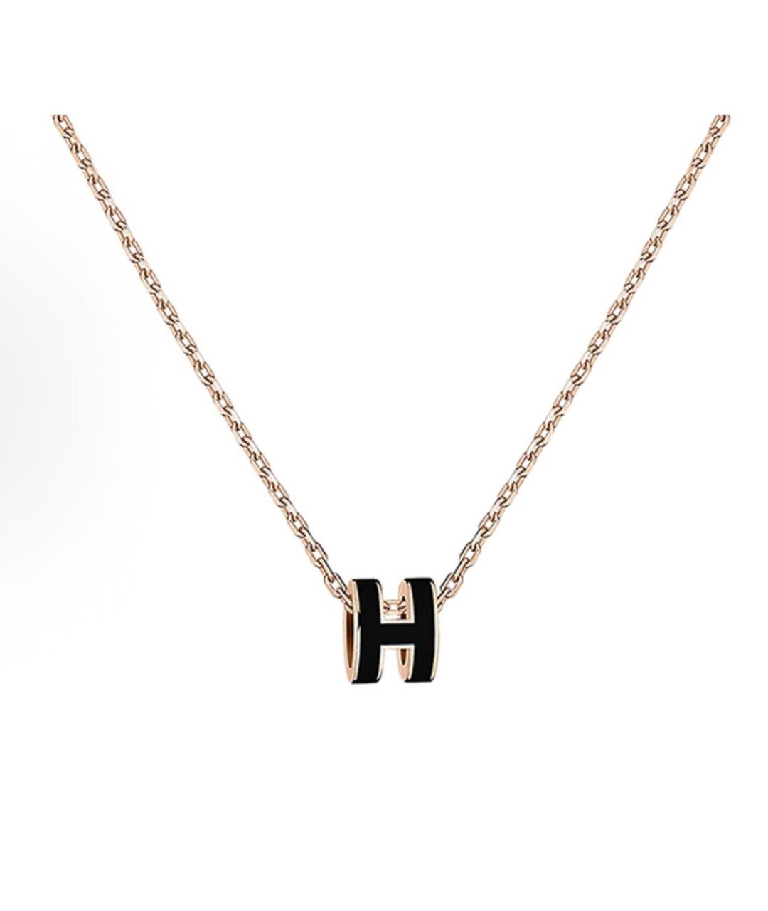 HERMES Черная подвеска, фото 6