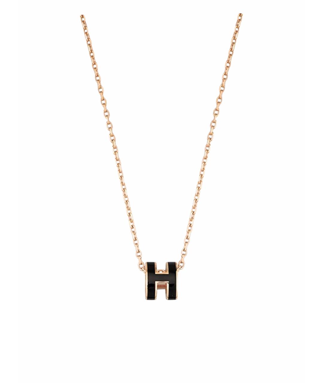 HERMES Черная подвеска, фото 1