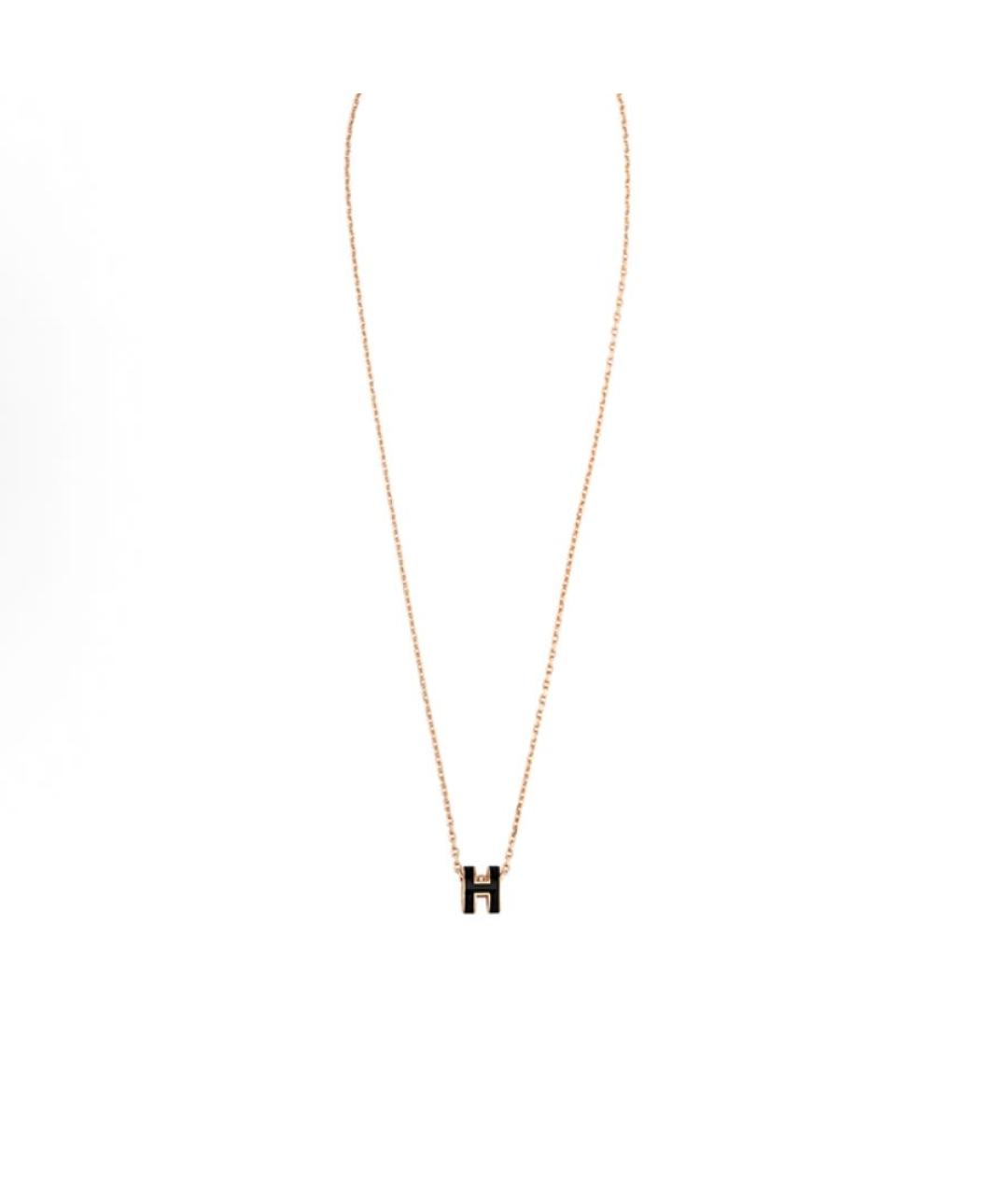 HERMES Черная подвеска, фото 2