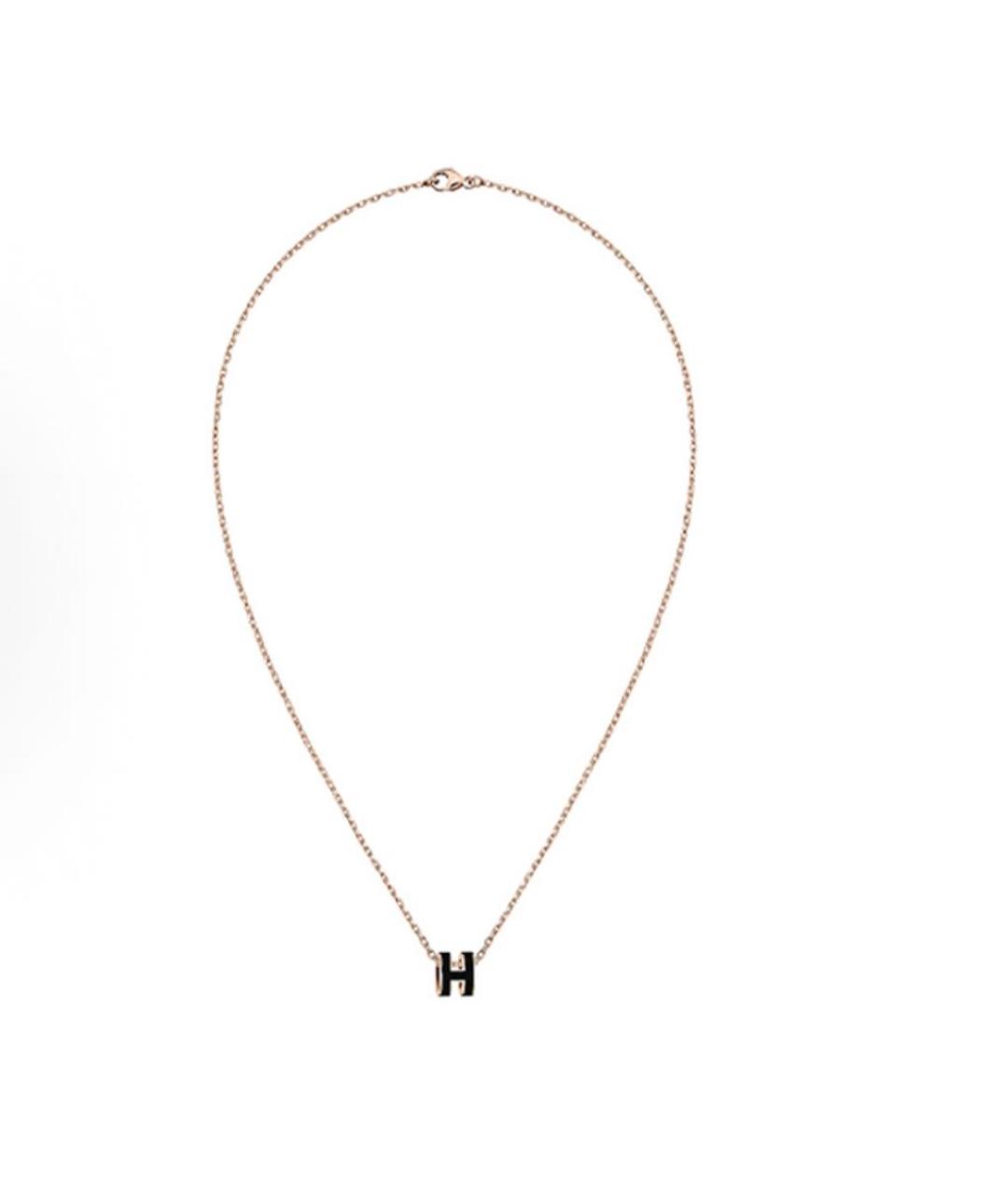 HERMES Черная подвеска, фото 3