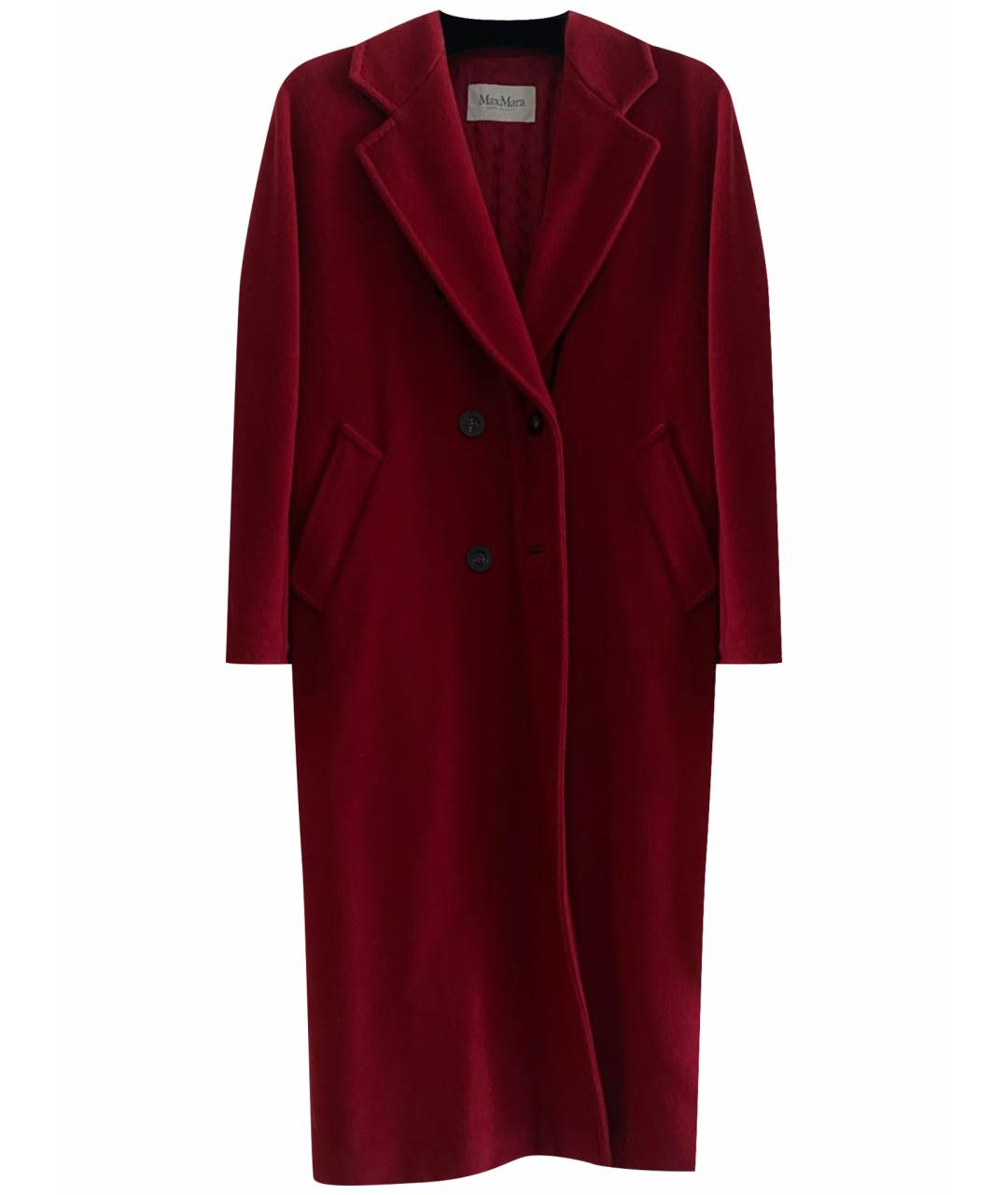 MAX MARA Красное шерстяное пальто, фото 1