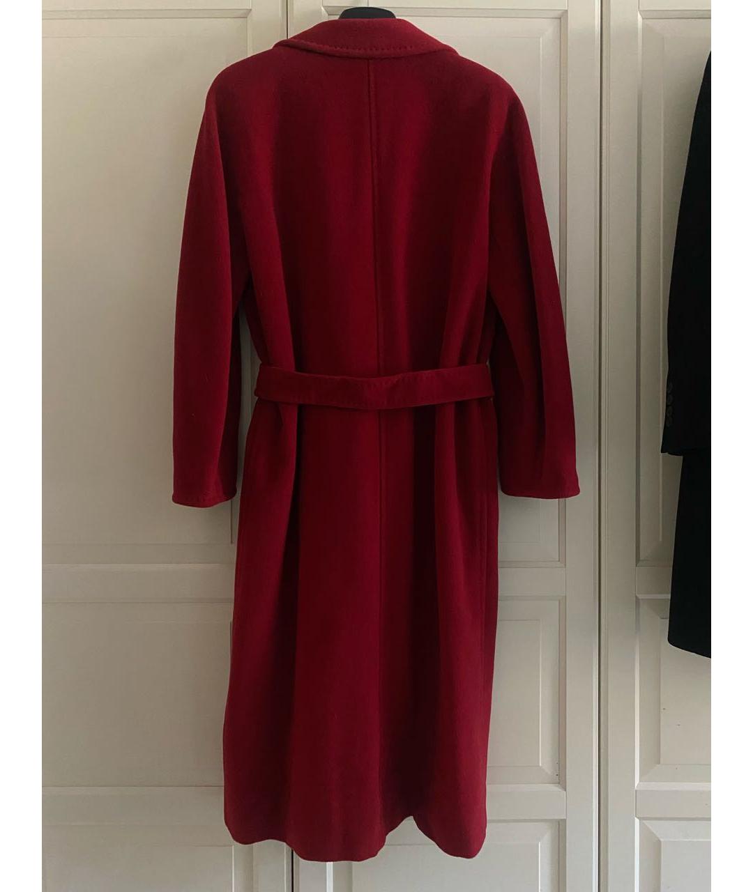 MAX MARA Красное шерстяное пальто, фото 3