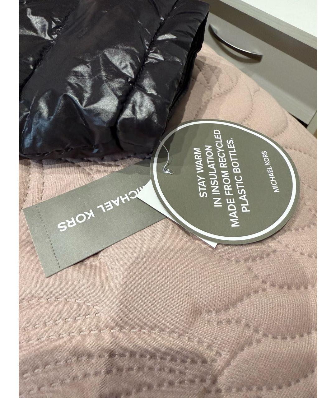 MICHAEL KORS Черная полиэстеровая куртка, фото 8