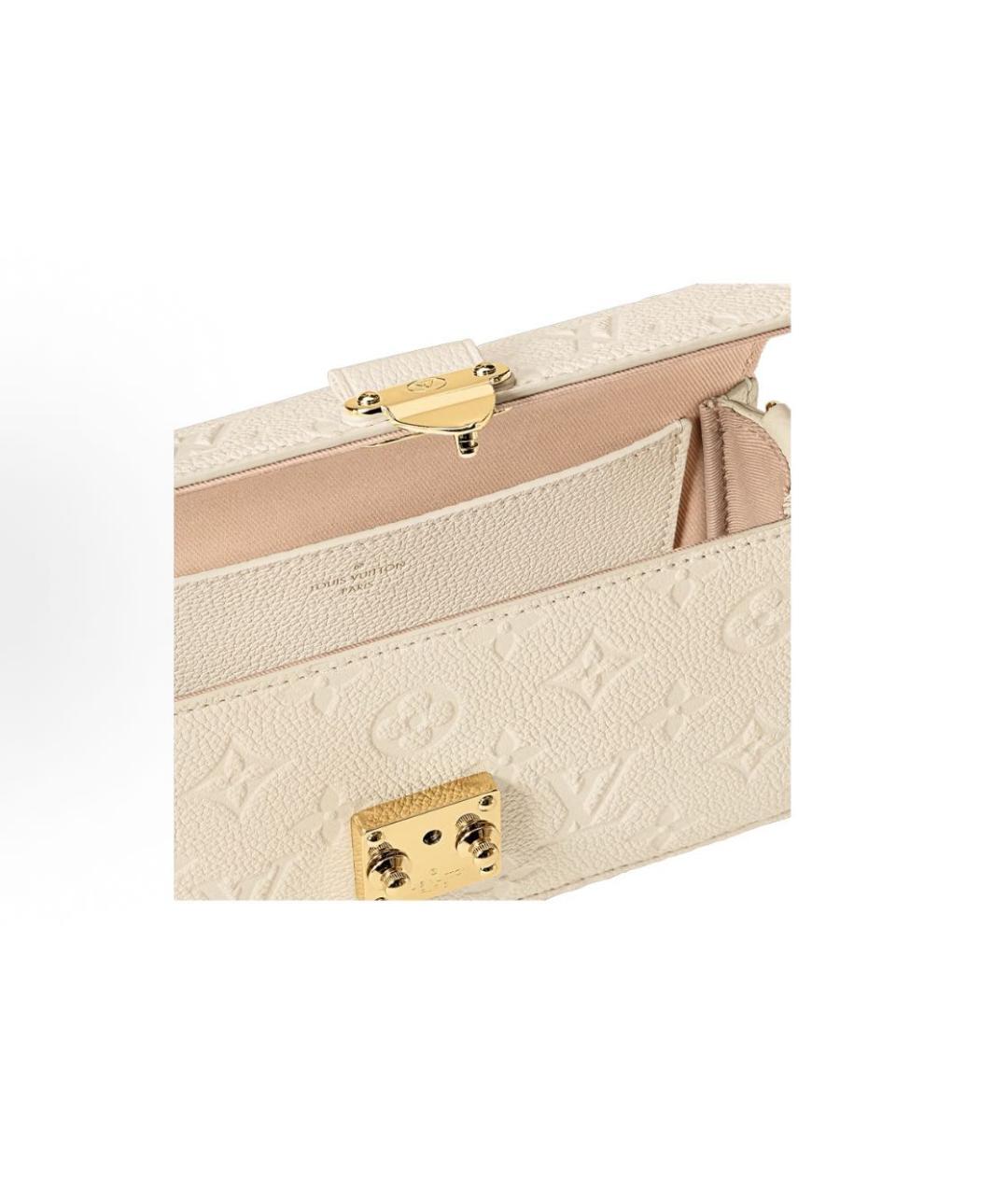 LOUIS VUITTON Бежевая сумка тоут из искусственной кожи, фото 5