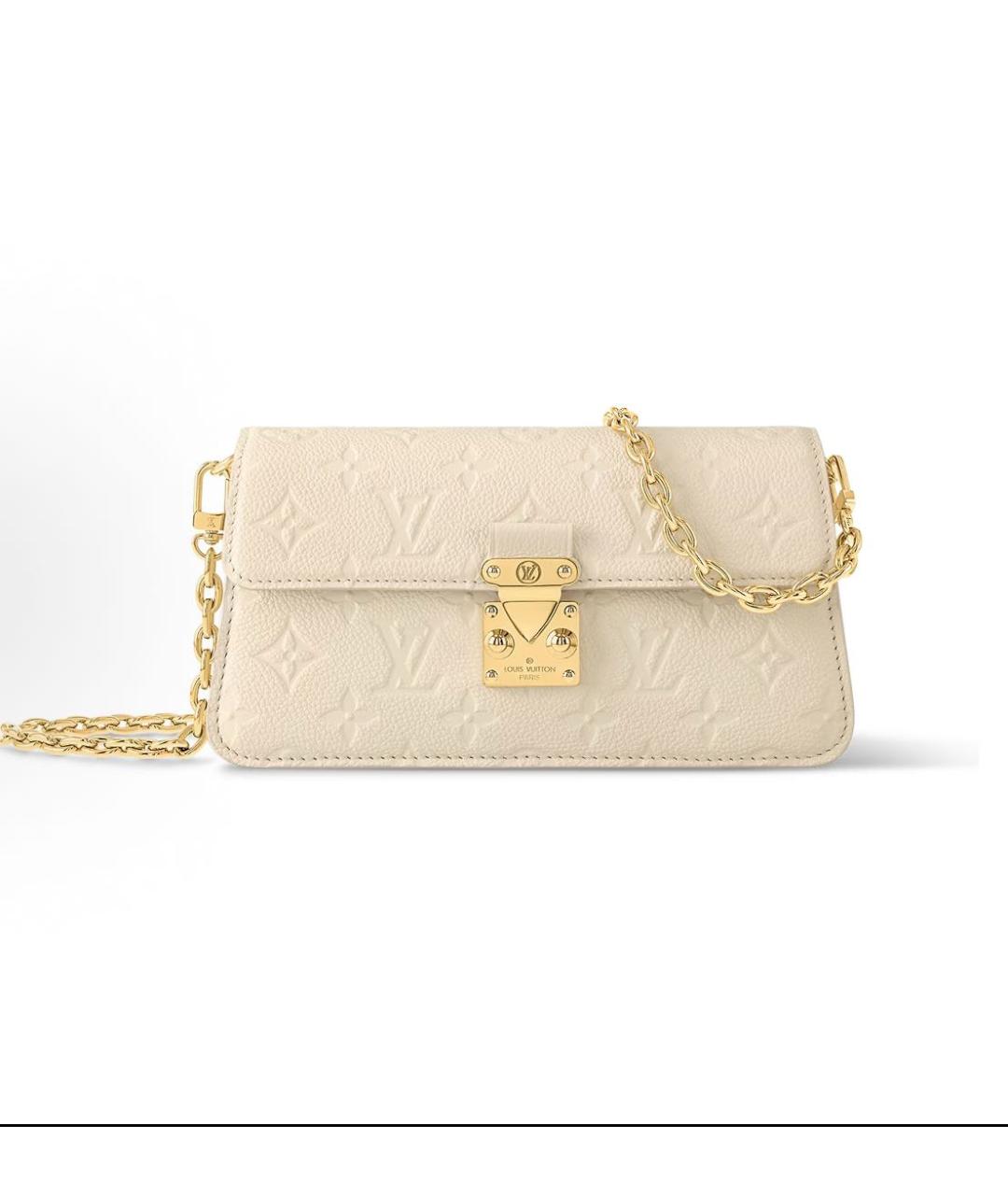 LOUIS VUITTON Бежевая сумка тоут из искусственной кожи, фото 7