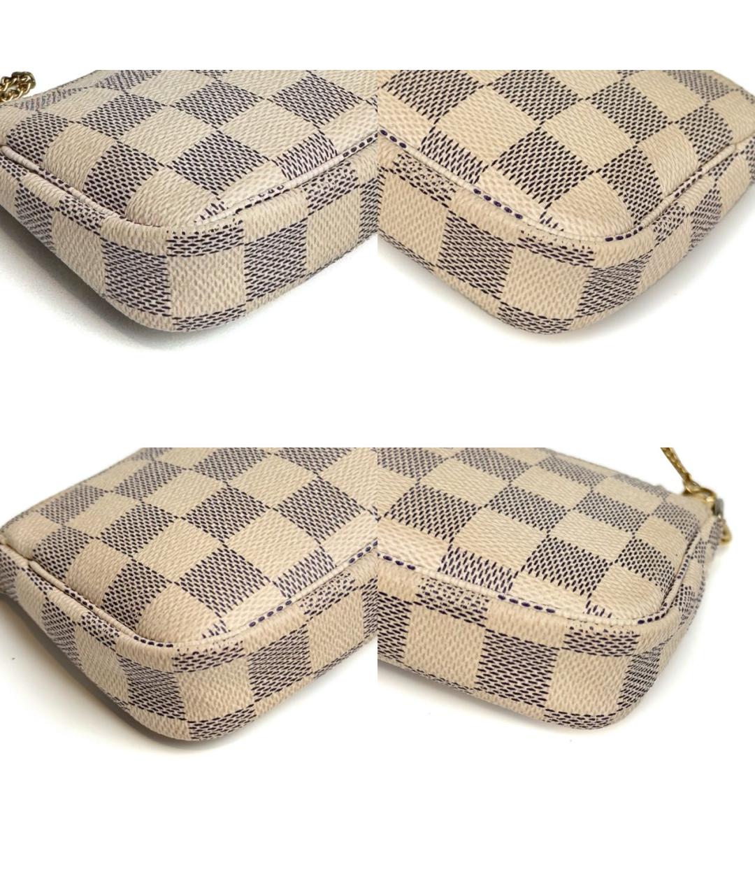 LOUIS VUITTON Бежевая кожаная сумка с короткими ручками, фото 7