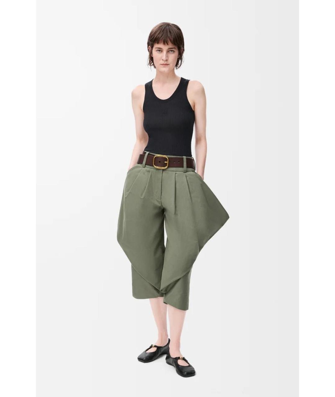 LOEWE Черная шелковая майка, фото 3