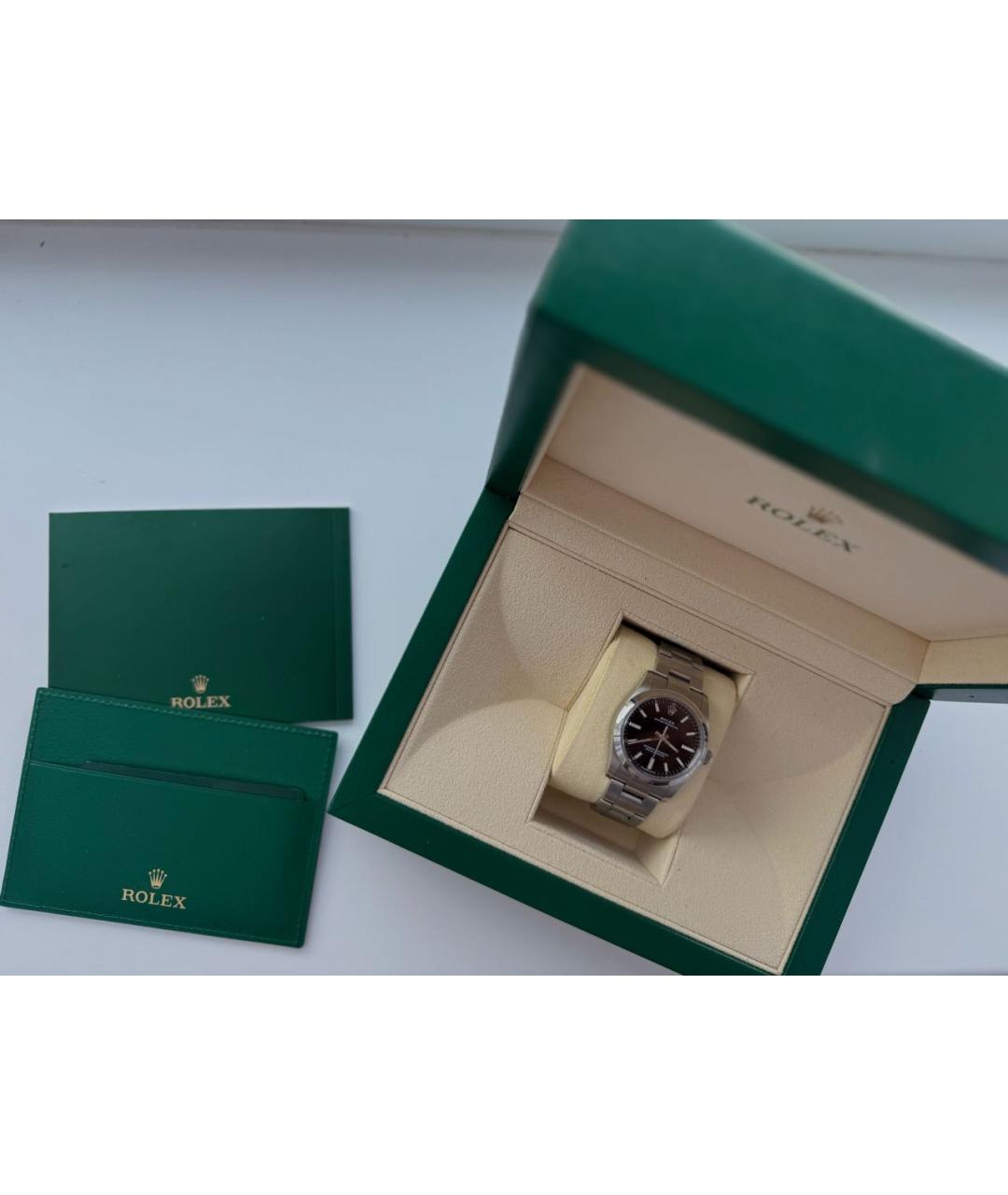 ROLEX Черные часы, фото 5