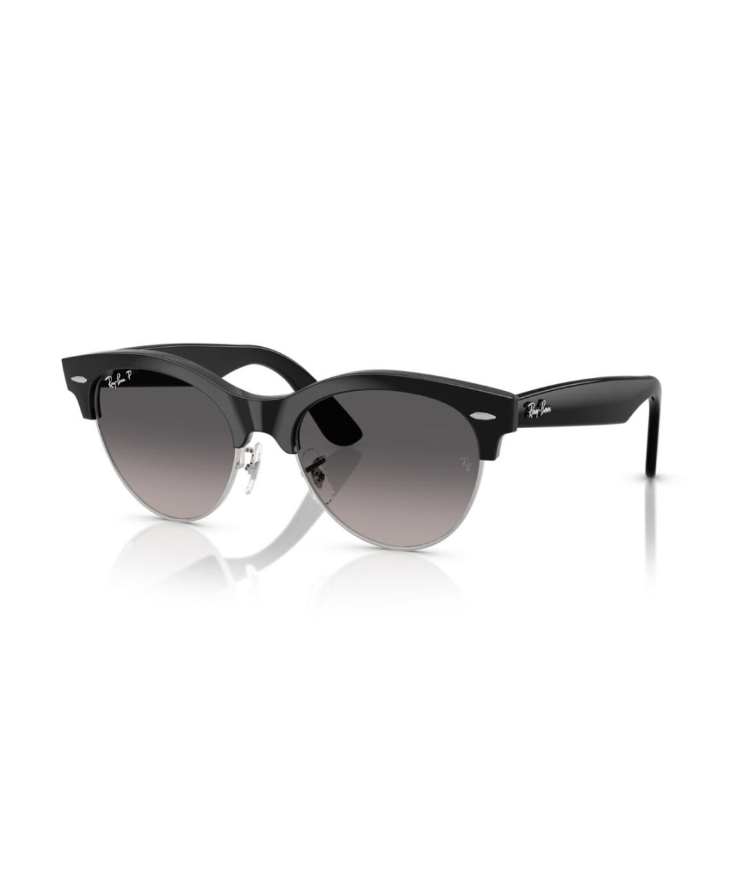 RAY BAN Черные пластиковые солнцезащитные очки, фото 7