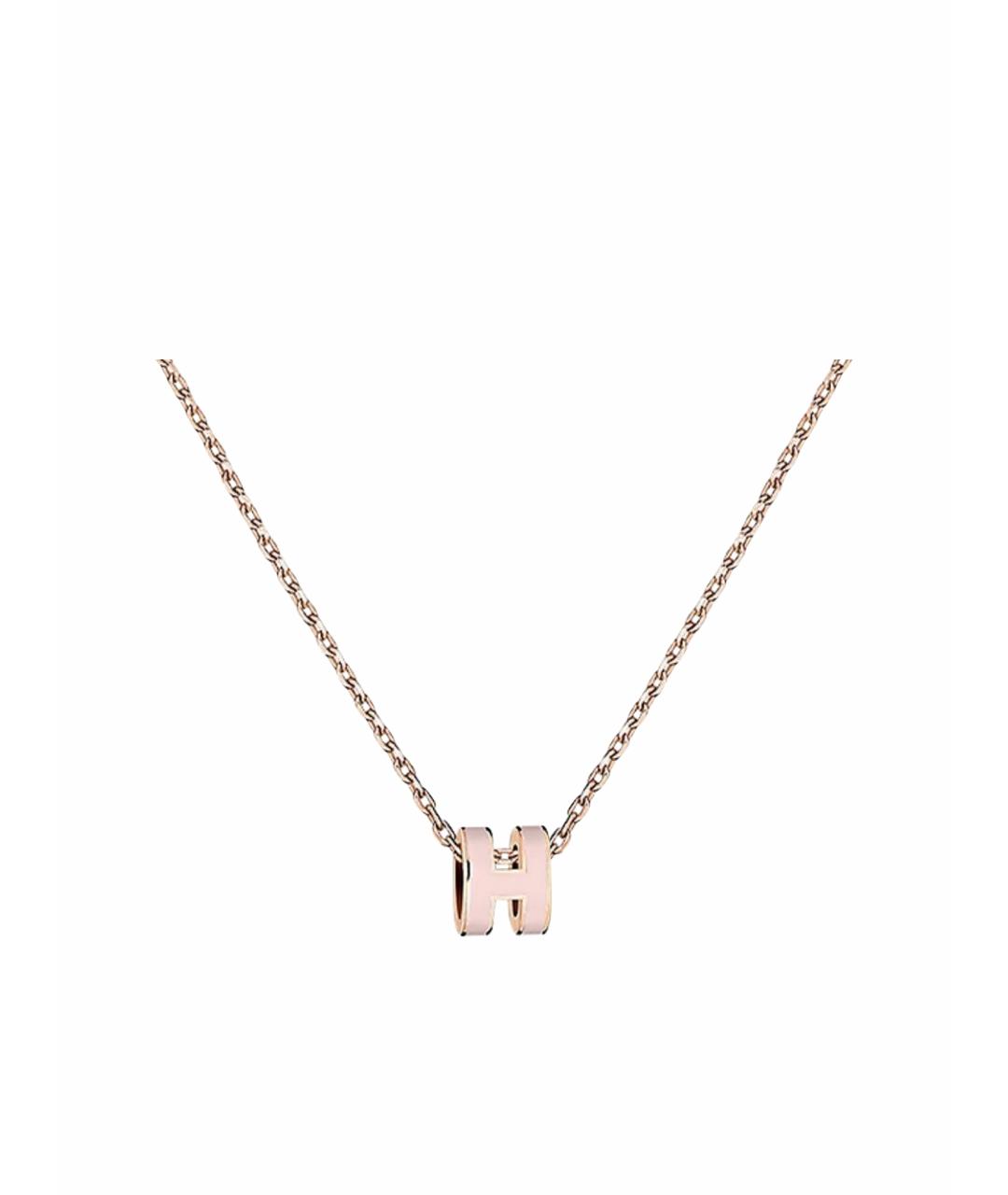 HERMES Розовая подвеска, фото 1