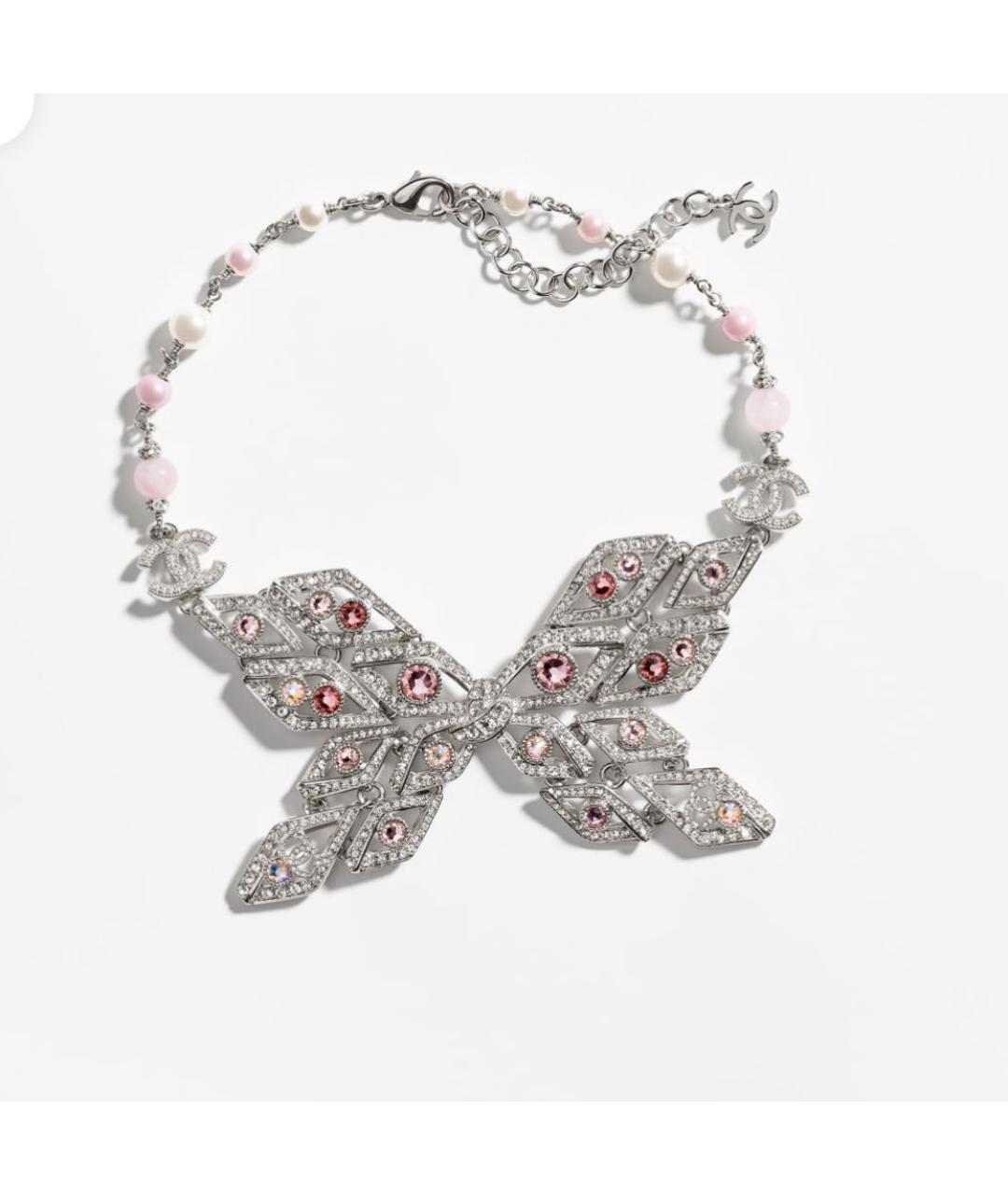 CHANEL Серебряное колье, фото 4