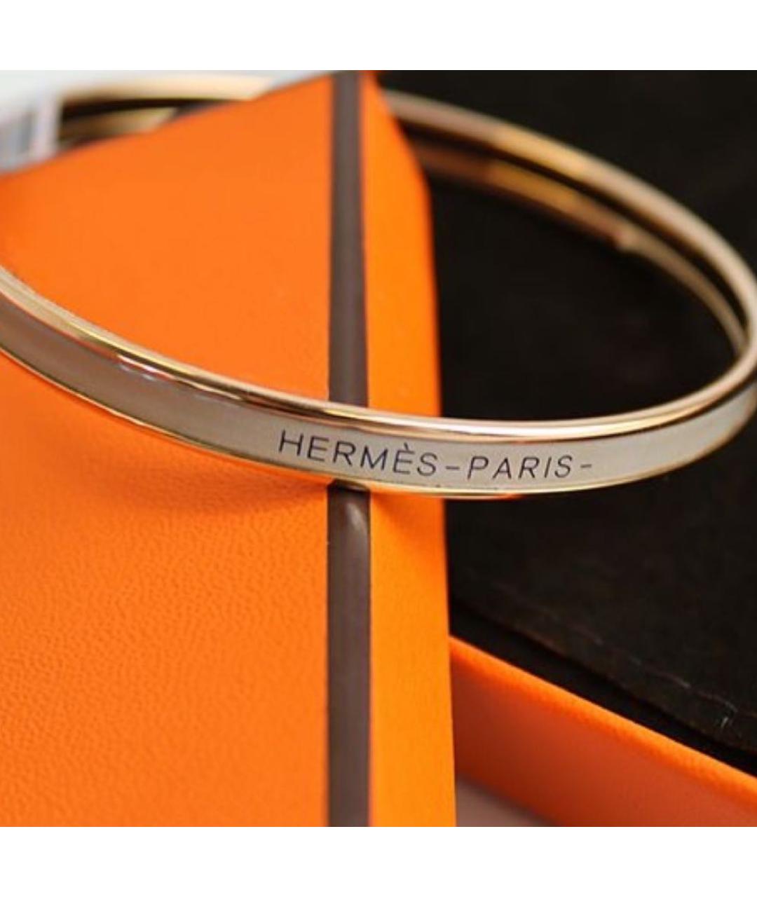 HERMES Бежевый браслет, фото 4