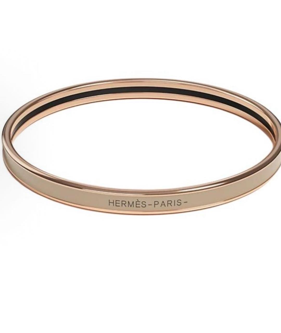 HERMES Бежевый браслет, фото 5