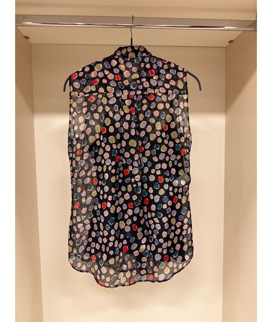 MOSCHINO Мульти шелковая блузы, фото 2